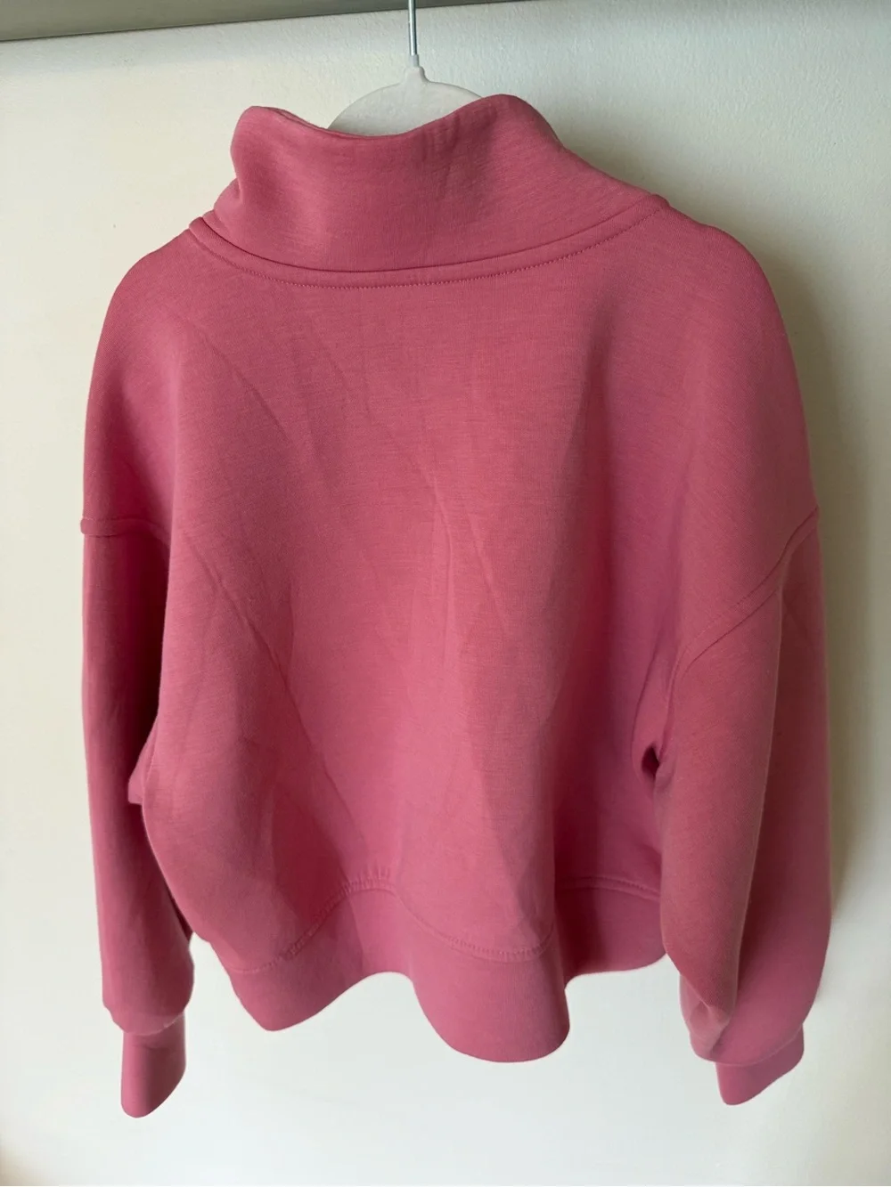 Old Navy Pink Half-Zip Turtleneck Sweatshirt
